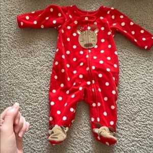 Christmas sleeper baby